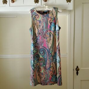 Tommy Hilfiger Multicolor Paisley Dress
